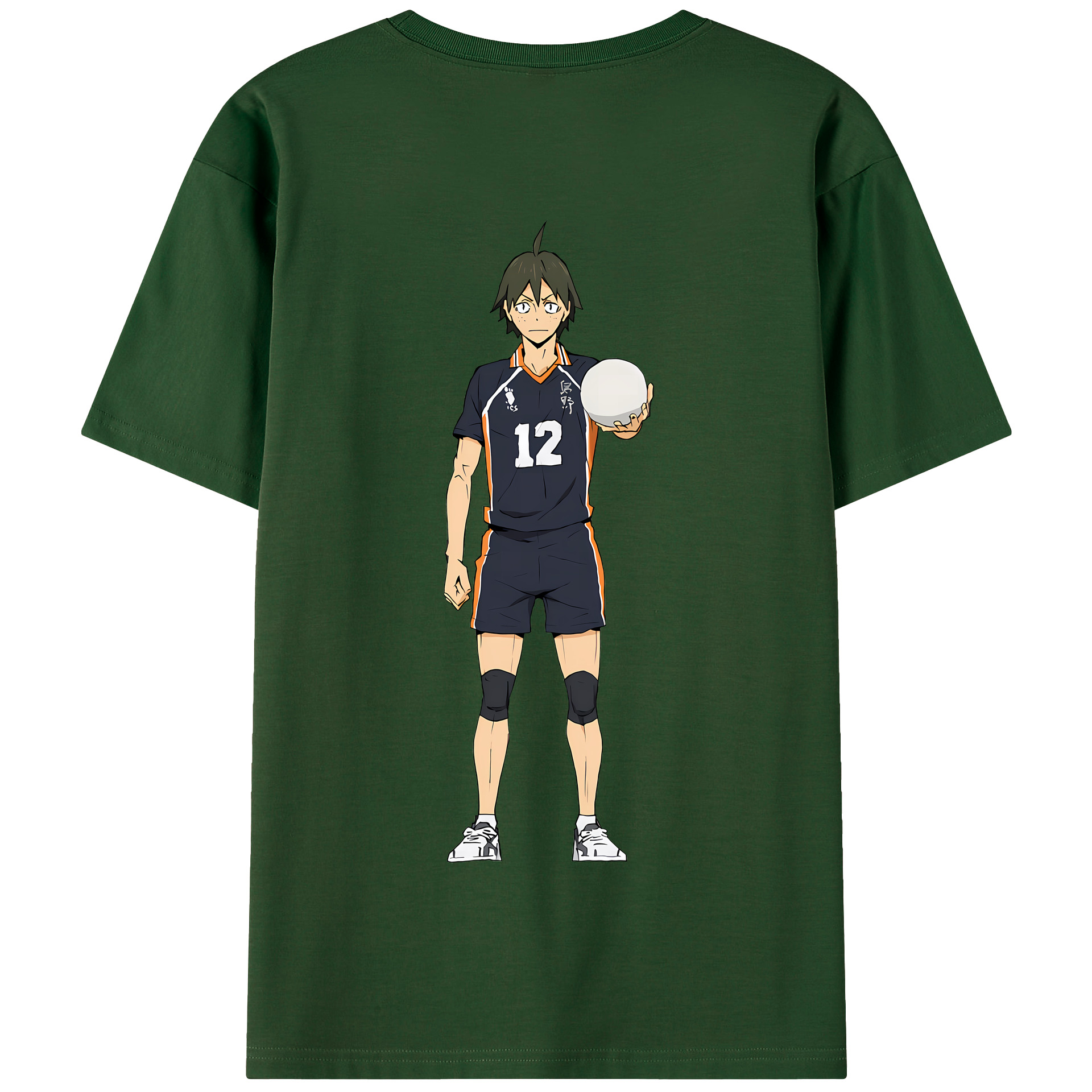 （画像用） ハイキュー!! Haikyu!! 綿100％半袖Tシャツ（背面プリント）